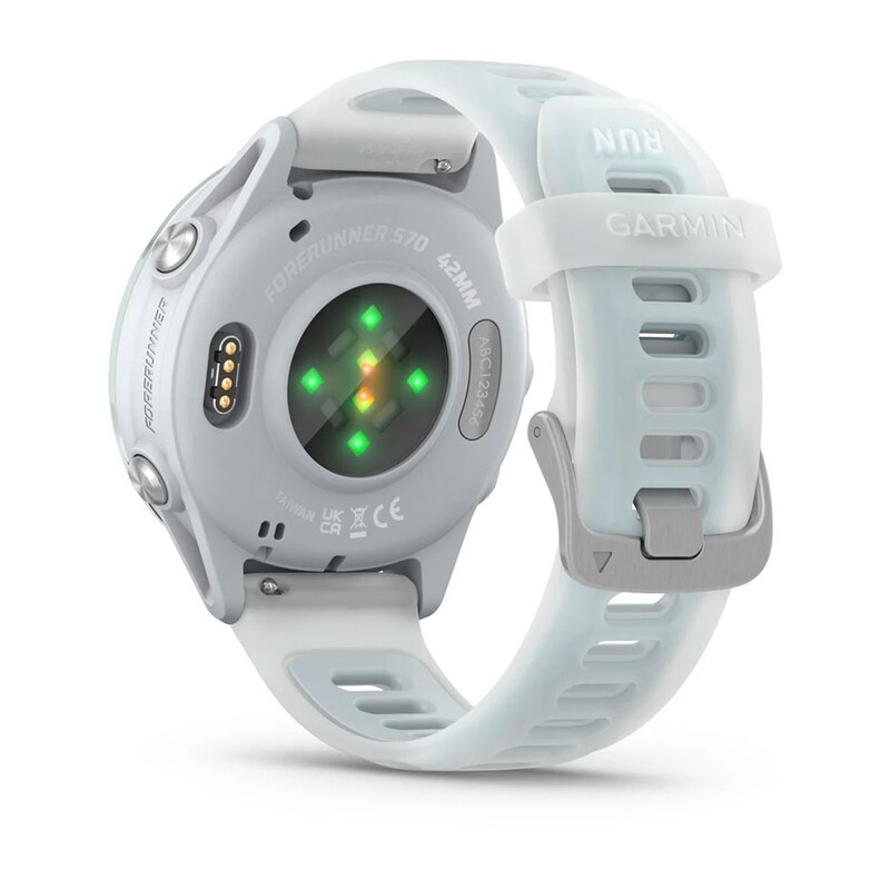 Смарт-годинник Garmin Forerunner 570 42mm Cloud Blue Aluminum with Translucent Whitestone/Cloud Blue (010-02970-01)