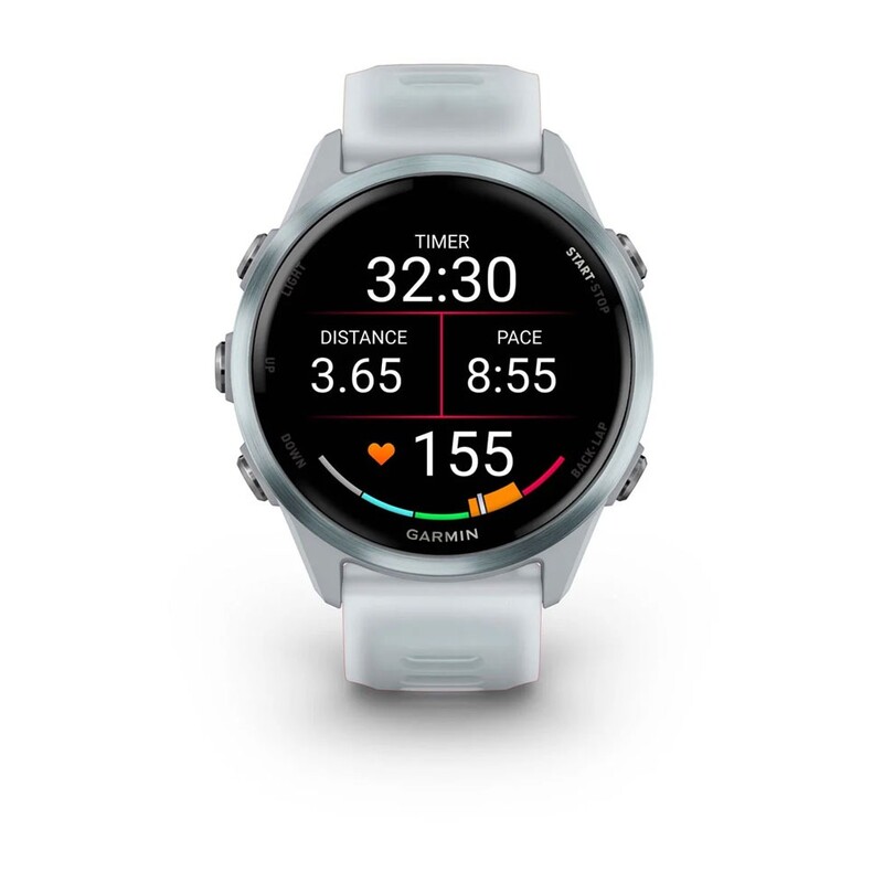 Смарт-годинник Garmin Forerunner 570 42mm Cloud Blue Aluminum with Translucent Whitestone/Cloud Blue (010-02970-01)