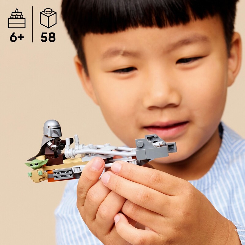 Конструктор LEGO Star Wars Скоростной мотоцикл Мандалорца и Грогу (75436)