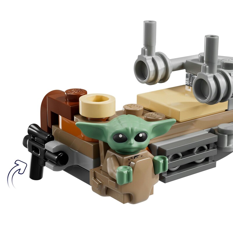 Конструктор LEGO Star Wars Скоростной мотоцикл Мандалорца и Грогу (75436)