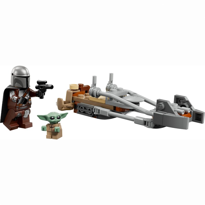 Конструктор LEGO Star Wars Скоростной мотоцикл Мандалорца и Грогу (75436)
