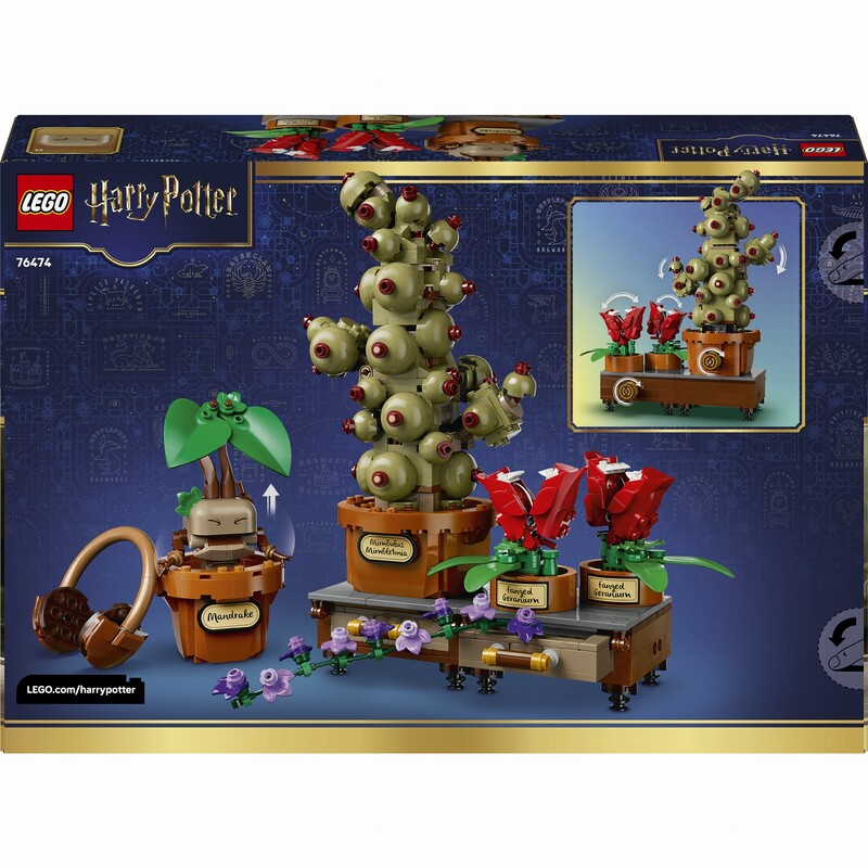 Конструктор LEGO Harry Potter Растения по курсу гербологии в Хогвартсе (76474)