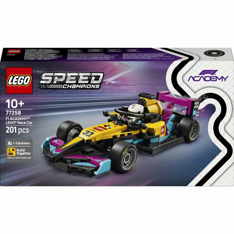 Конструктор LEGO Speed Champions Гоночный автомобиль F1 ACADEMY (77258)