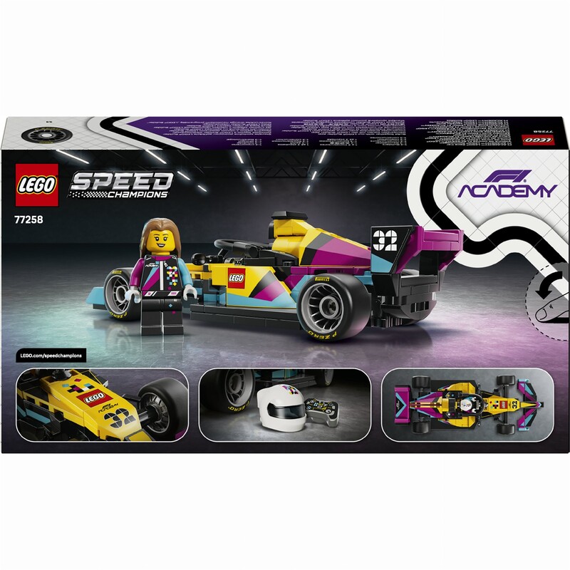 Конструктор LEGO Speed Champions Гоночный автомобиль F1 ACADEMY (77258)