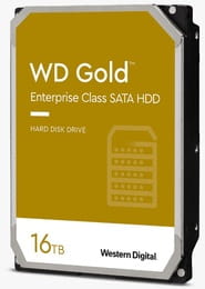 Накопитель HDD SATA 16.0TB WD Gold 7200rpm 512MB (WD161KRYZ)