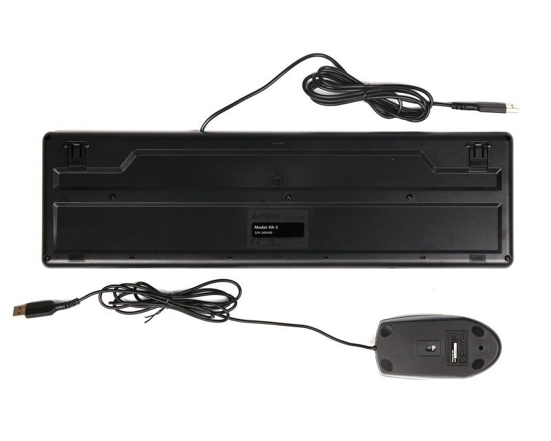 Комплект (клавіатура, миша) A4-Tech KK-3330 Black USB