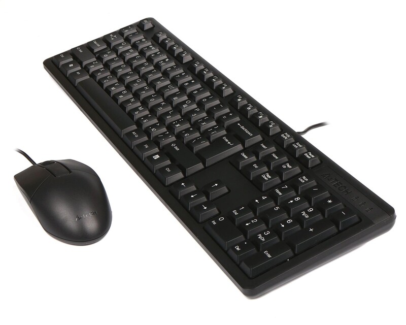 Комплект (клавіатура, миша) A4-Tech KK-3330 Black USB