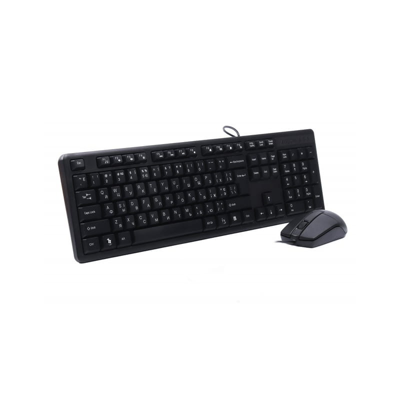 Комплект (клавиатура, мышь) A4-Tech KK-3330 Black USB