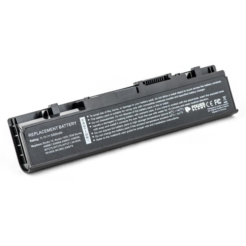 АКБ PowerPlant для ноутбука Dell Studio 1535 (WU946, DE 1537 3S2P) 11.1V 5200mAh (NB00000051)