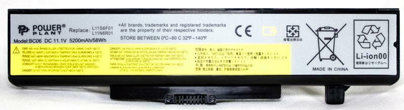 АКБ PowerPlant для ноутбука Lenovo IdeaPad G580 (L11L6F01) 11.1V 5200mAh (NB00000276)