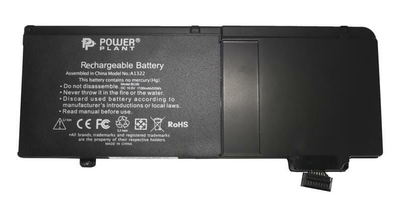 АКБ PowerPlant для ноутбука Apple MacBook Pro 13" (A1322) 10.8V 5400mAh (NB00000098)