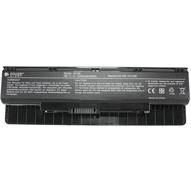 АКБ PowerPlant для ноутбука Asus N46 (A32-N56) 11.1V 5200mAh (NB00000233)