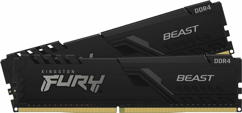Модуль памяти DDR4 2x16GB/2666 Kingston Fury Beast Black (KF426C16BBK2/32)