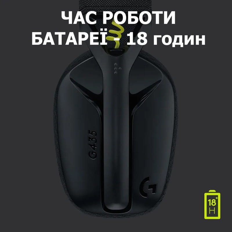 Bluetooth-гарнитура Logitech G435 Wireless Black (981-001050)