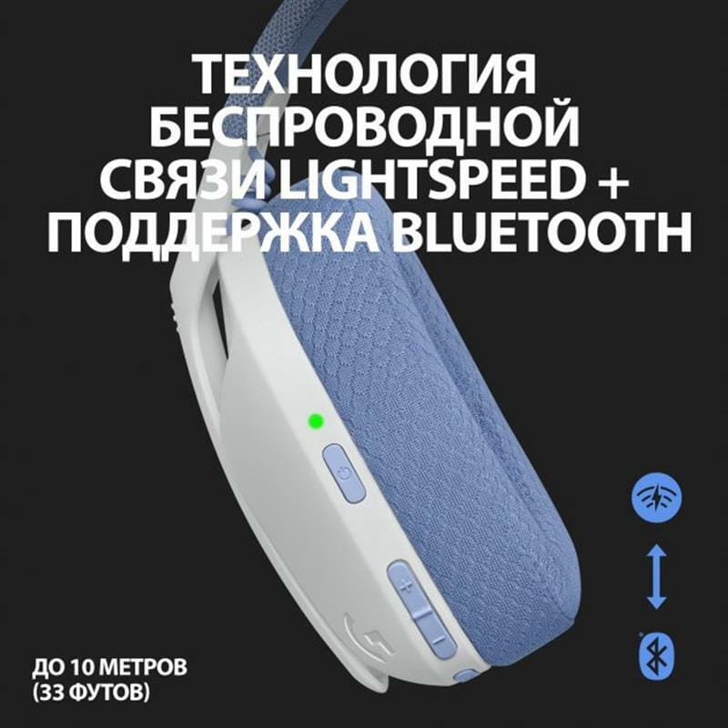 Bluetooth-гарнитура Logitech G435 Wireless White (981-001074)