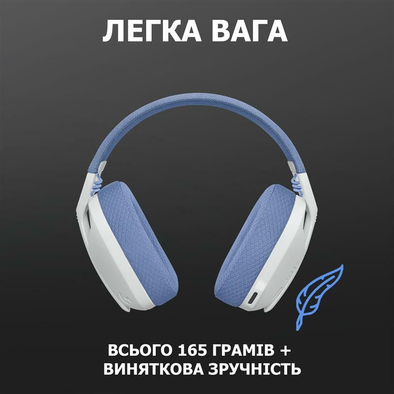 Bluetooth-гарнитура Logitech G435 Wireless White (981-001074)
