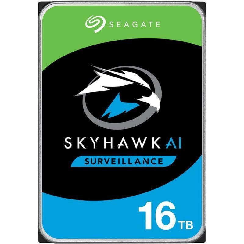 Накопичувач HDD SATA 16.0TB Seagate SkyHawk AI Surveillance 7200rpm 256MB (ST16000VE002)