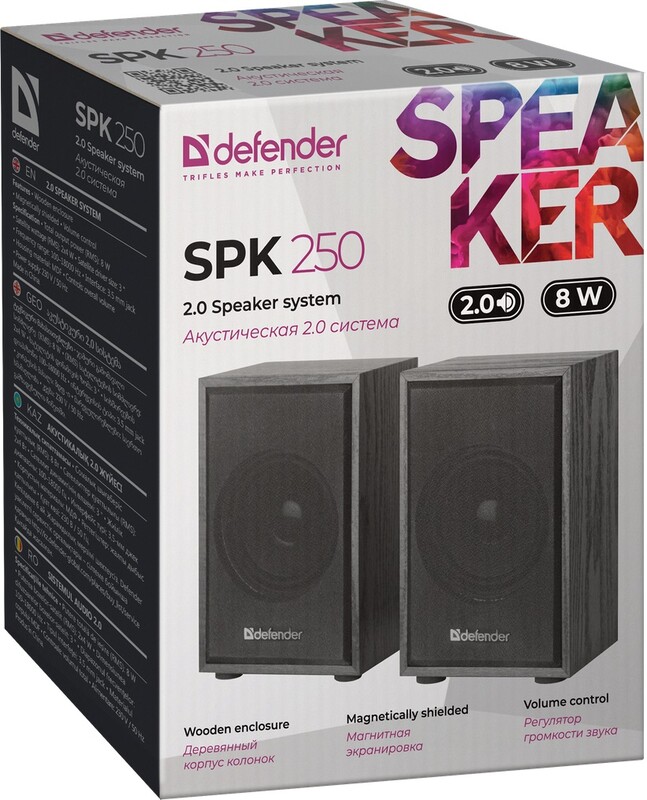 Акустическая система Defender SPK-250 Black (65225)