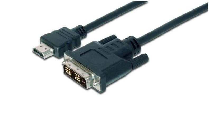 Кабель Assmann HDMI - DVI, (M/M), 2 м, Black (AK-330300-020-S)