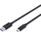 Фото - Кабель Assmann (AK-300136-010-S) USB3.0-USB Type-C, AM, 1м, Black | click.ua