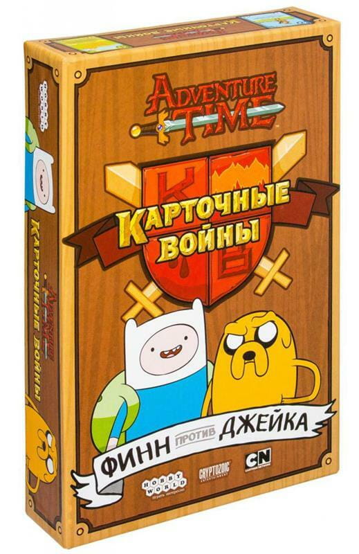 Настольная игра Hobby World Карточные войны. Финн против Джейка (1618)