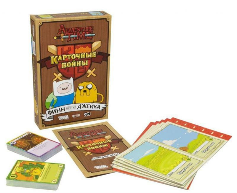 Настольная игра Hobby World Карточные войны. Финн против Джейка (1618)