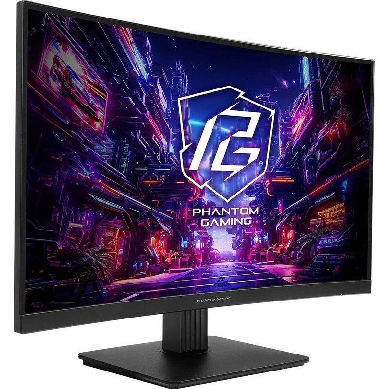 Монитор ASRock 27" PG27QRT1B VA Black 180Hz Curved