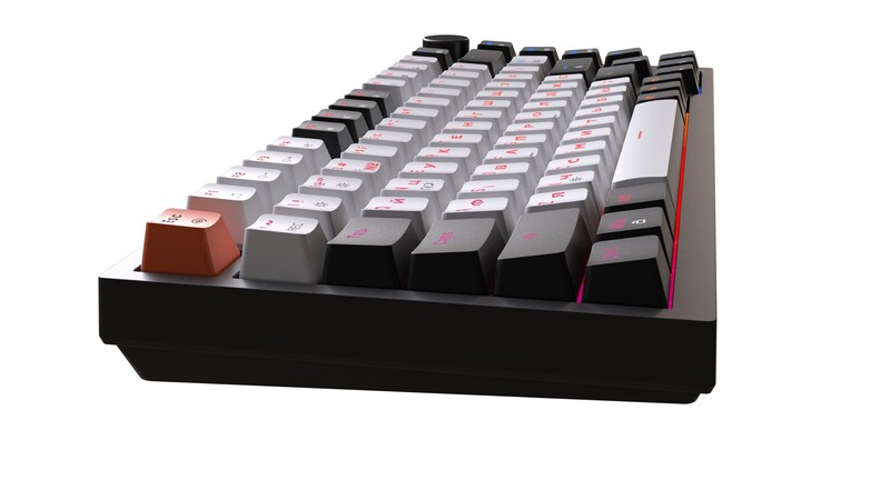 Клавіатура GamePro MK160 V2 Warden QLAB Sakura Black (MK160-V2-B-QS)