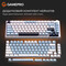 Фото - Клавіатура GamePro MK160 V2 Warden QLAB Sakura White (MK160-V2-BL-QS) | click.ua