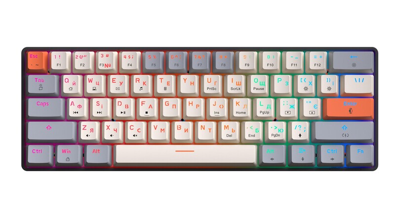 Клавіатура GamePro MK130 V2 Infinity QLAB Sakura Black (MK130-V2-B-QS)