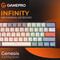 Фото - Клавіатура GamePro MK130 V2 Infinity QLAB Sakura Black (MK130-V2-B-QS) | click.ua