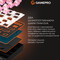 Фото - Клавіатура GamePro MK130 V2 Infinity QLAB Sakura Black (MK130-V2-B-QS) | click.ua