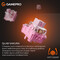 Фото - Клавіатура GamePro MK130 V2 Infinity QLAB Sakura Black (MK130-V2-B-QS) | click.ua