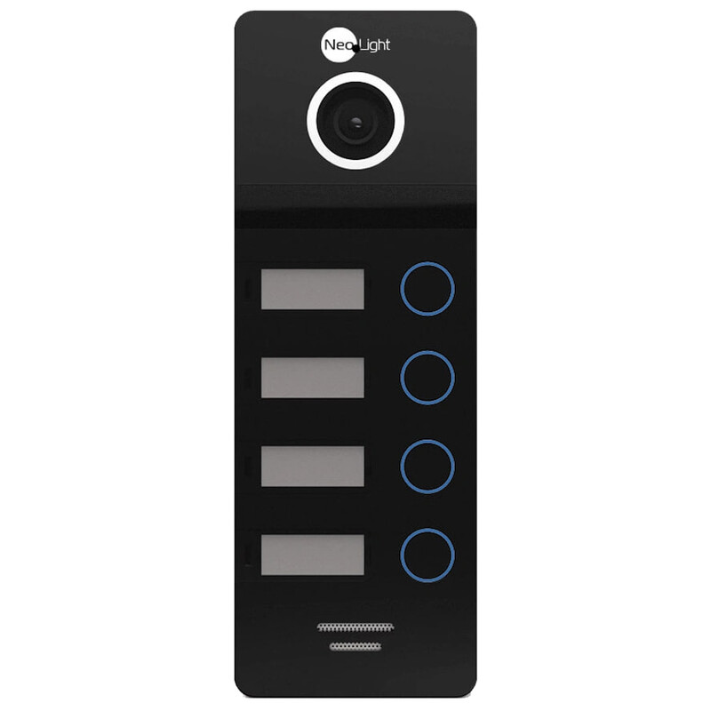 Вызывная панель NeoLight MEGA/4 FHD Black