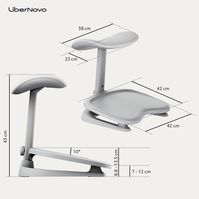 Подставка для ног LiberNovo StepSync Footrest Space Gray (CP-GW-0000002-00-00)