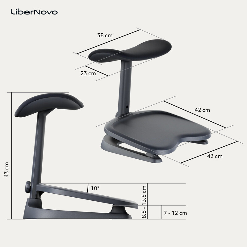 Подставка для ног LiberNovo StepSync Footrest Midnight Black (CP-GW-0000002-00-01)