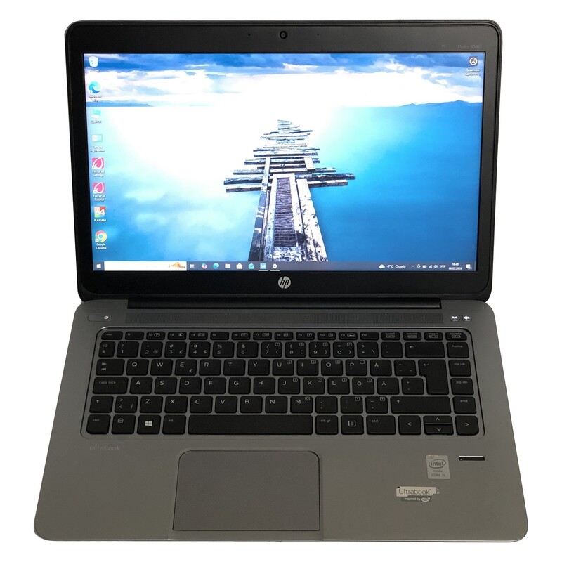 Ноутбук HP Elitebook 1040 G1 / 14" (1600x900) / i5-4210U / 4GB / 128GB SSD / Win10Pro / Backlight / сканер отпечатка - Б/у