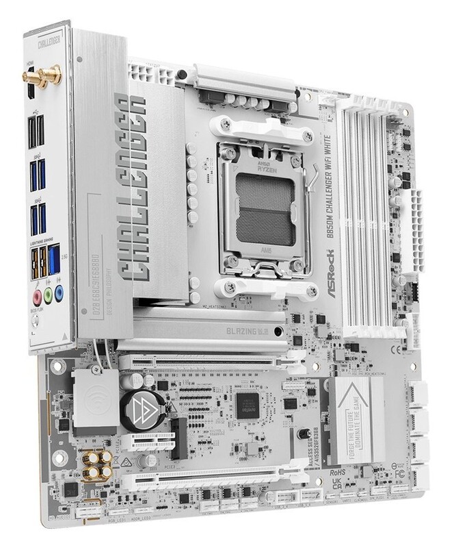 Материнська плата ASRock B850M Challenger WiFi White Socket AM5