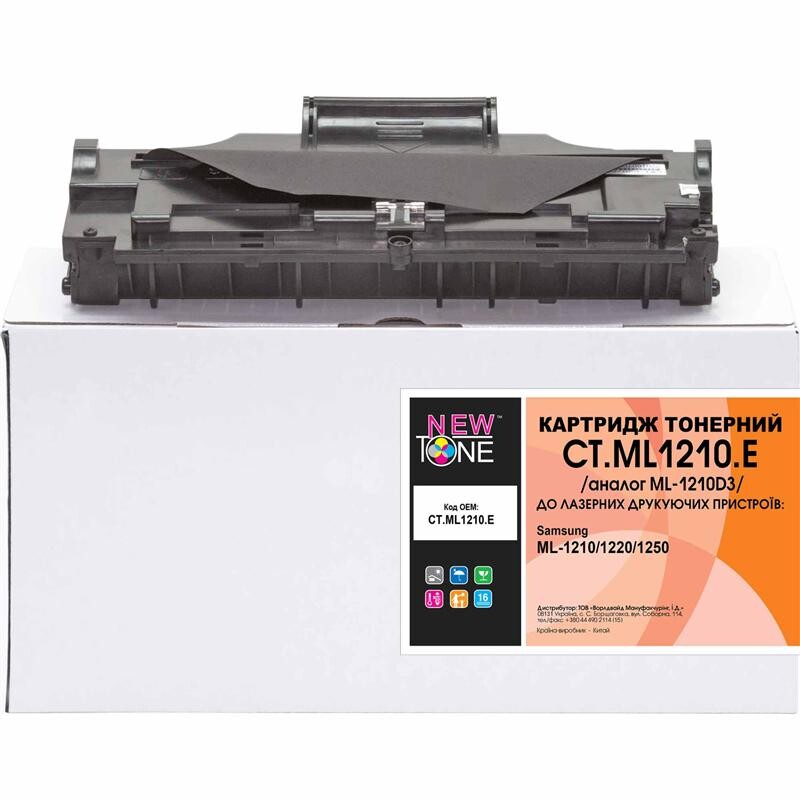 Картридж NewTone (CT.ML1210.E) Samsung ML-1210/1220/1250 Black (ML-1210D3)