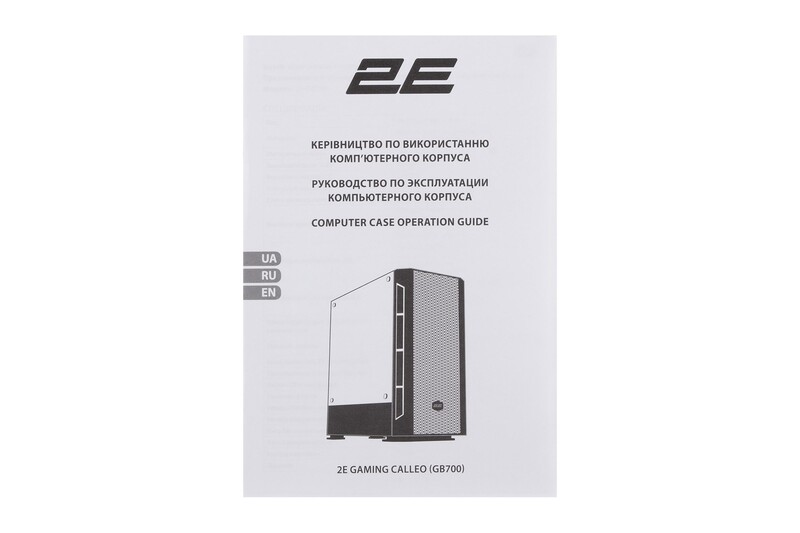 Корпус 2E Gaming Calleo White (2E-GB700W) без БЖ