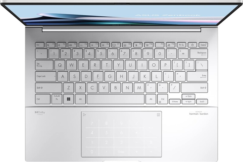 Ноутбук Asus Zenbook 14 OLED UX3405CA-QL293 (90NB14W4-M00BH0) Foggy Silver