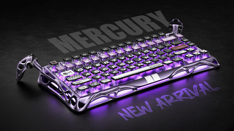 Клавиатура GravaStar Mercury V75 Pro 80keys Iron Purple (GSV75PRO_PL)
