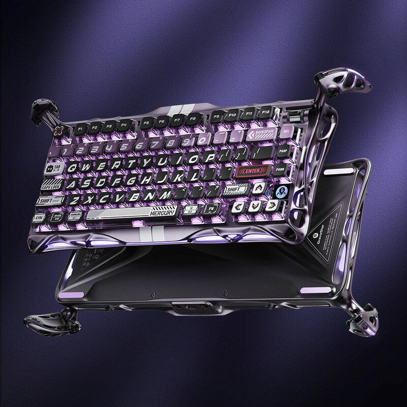 Клавиатура GravaStar Mercury V75 Pro 80keys Iron Purple (GSV75PRO_PL)