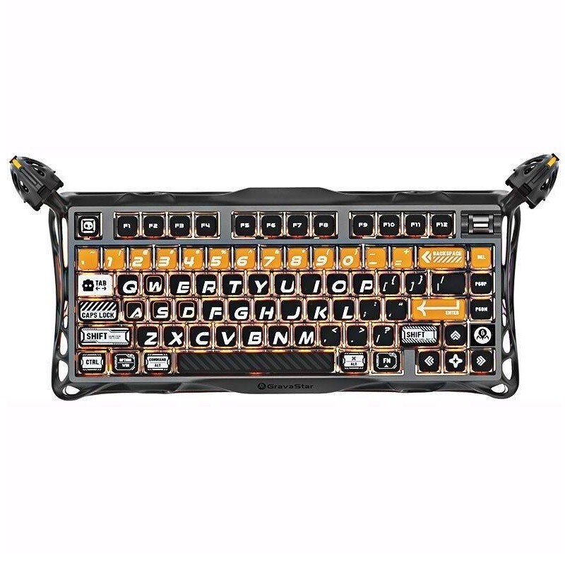 Клавиатура беспроводная GravaStar Mercury K1 Pro CyberFlare (GSK1PRO_BO_BLK)