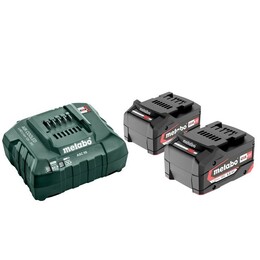 Набор аккумулятор и зарядное устройство Metabo 18В 2х4Аh ЗУ ASC55 (685050000)