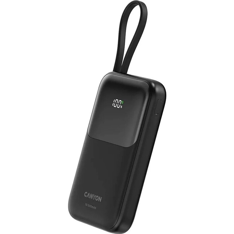Универсальная мобильная батарея Canyon OnPower 101 10000mAh Black (CNS-CPB101BK)