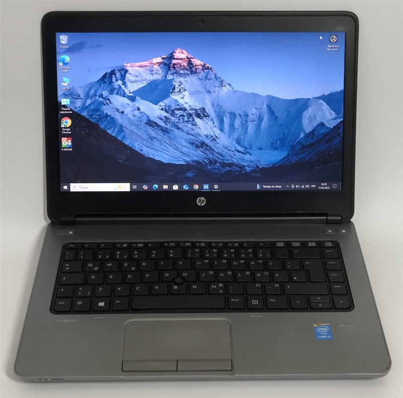 Ноутбук HP ProBook 640 G1 / 14" (1366x768) / i3-4000M / 8GB / 320GB HDD / Win10Pro - Б/у