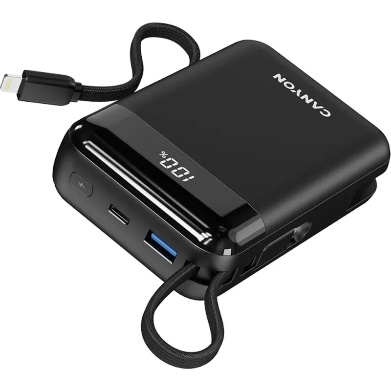 Універсальна мобільна батарея Canyon OnPower 204 20000mAh Black (CNS-CPB204B)