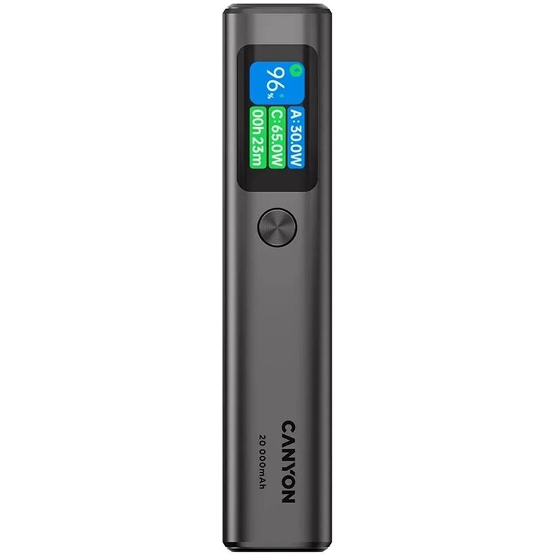 Універсальна мобільна батарея Canyon OnPower 230 20000mAh Dark Grey (CNS-CPB230DG)