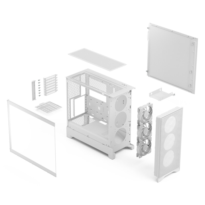 Корпус Fractal Design Pop 2 Air White TG RGB (FD-C-POA2A-04)